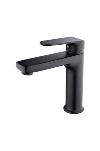 Foma - Mix 3002-b Falcon Mat Siyah Lavabo Bataryası - 3002b Siyah