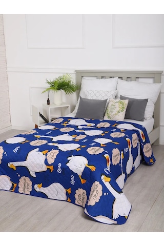 Inteteks Yatak Ve Kanepe İçin Euro Boyutlu 210x240 Kanepe Örtüsü 430225712 Mavi Topaz