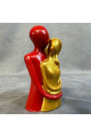 Uretti - Hülya 6683 El Yapımı Dekoratif Sarılmış Çift Biblo