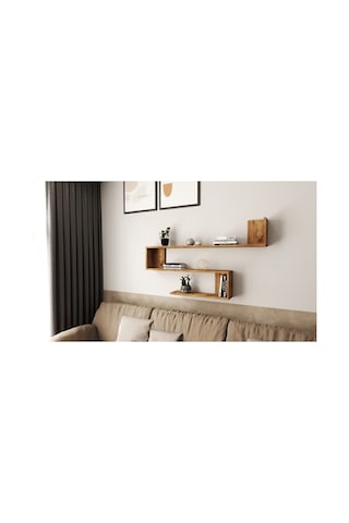 Wall R10 Modern Duvar Rafı Kitaplık Atlantik Çam Wal10-a Atlantik Çam