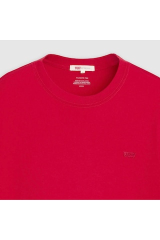 Levi's Kadın Sıfır Yaka Kırmızı T-shirt - 008c4-0001