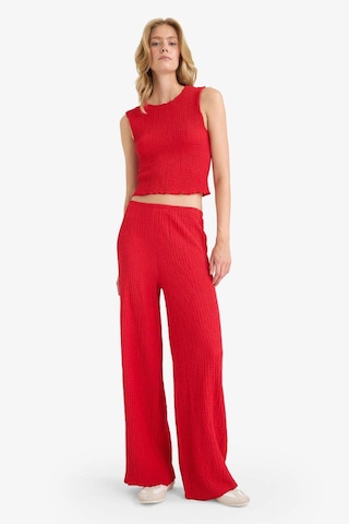 Defacto Slim Fit Dar Kesim Bisiklet Yaka Bürümcük Atlet E0999ax25aurd117 Kirmizi