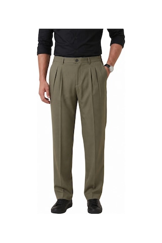 Deep Sea Deepsea Haki Baggy Fit Pileli Kumaş Pantolon Likralı, Beli Lastikli Rahat Kesim Erkek Pantolon 2600920