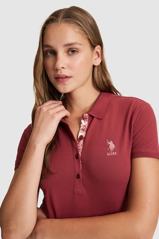 U.S. Polo Assn. U.s. Polo Assn. Kadın Vişne Tişört Basic 50321798-vr223