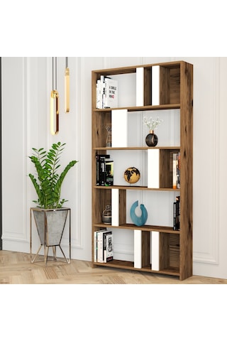 Variant Variant Lima Kitaplık - Ceviz / Beyaz