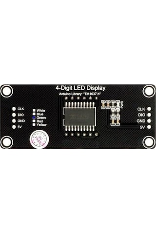 Tm1637 4 Digit Led Display Saat Modülü - Yeşil