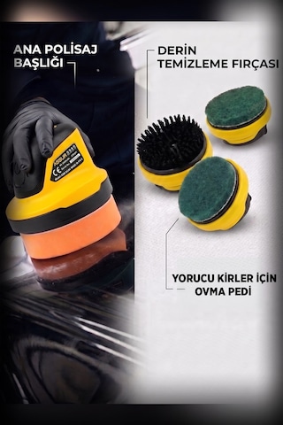 Assur 4V Akülü Mini Zımpara Polisaj ve Parlatma Makinesi - 3013