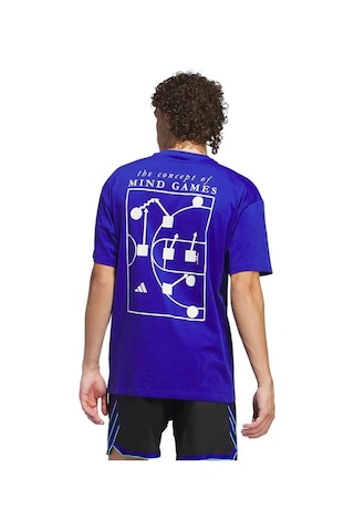 Adidas Erkek Mavi Graphıc Tee Short Sleeve Adı Bb Gfx Tee Jn7110 Mavi