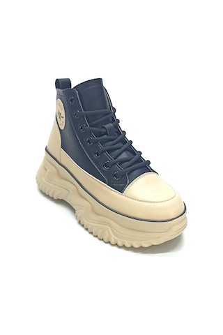 Gamelu 23kz Ginza Bilekli Kalın Taban Kadın Sneaker Siyah