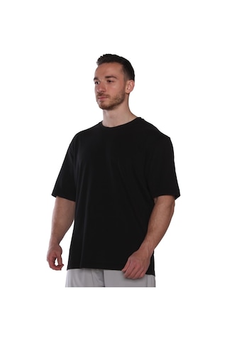 Musclecloth Washed Oversize T-Shirt Siyah