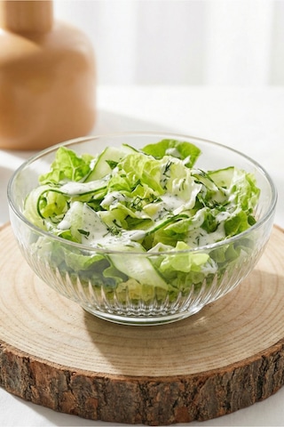 Lav Tokyo Cam Salata Kasesi 2'li Orta Boy 880 ml Yuvarlak (Sunum Kasesi , Hazırlık Kasesi)