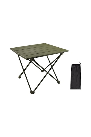 Halın 39.5x34x32.5cm Katlanır Masa Alüminyum Alaşımlı Masa Masa Açık Kamp Barbekü İçin, Boyut S 001