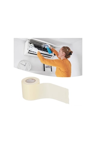 Shineyee 5 Adet Pvc Klima Boru Isı Yalıtım Bandı - 6cm Genişlik, Yağa Dayanıklı, Yangın Engelleme, Elektrik Ve Ev Aletleri İçin