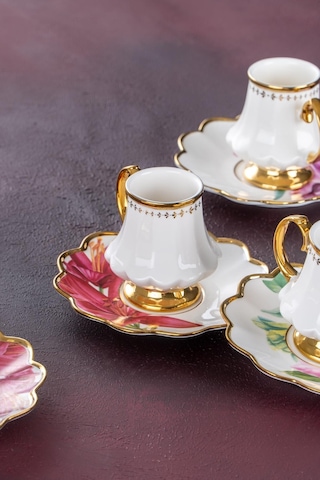 Acar Sofiya 6 Kişilik Kahve Fincanı Takımı - 90 Ml