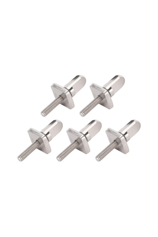 Moveevo 316 Paslanmaz Çelik M4x19mm Sörf Tahtası Kuyruk Gemi Somunu Vida Seti 5 Adet - El İle Sabitleme, Tuzlu Suya Dayanıklı, Yat Aksesuarı