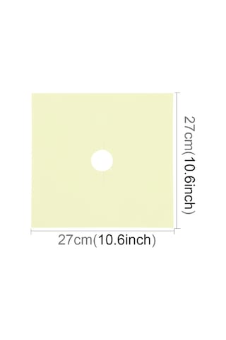 Sones 2 Adet Gazlı Fırın Yüzeyi Ultra İnce Elyaf Malzeme Ocak Koruyucu Temizleme Pedi, Boyut: 27 27 Cm