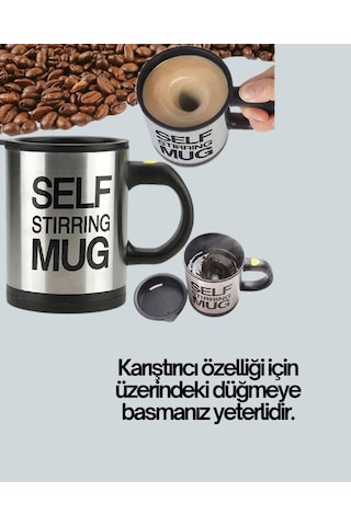 Kendi Kendini Karıştıran Termos Kupa Pratik, Güçlü Motorlu Ve Termos Özellikli Rekli