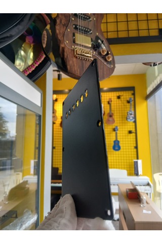 Elektro Gitar Stratocaster Tremolo Arka Yay Kapağı Siyah