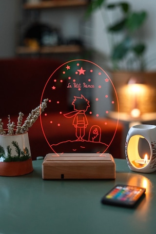The Little Prince - Küçük Prens 16 Renk Kumandalı 3d Gece Lambası