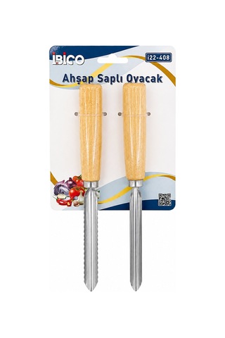 İbico Oyacak Ahşap Saplı Metal 24cm- 24'li Paket