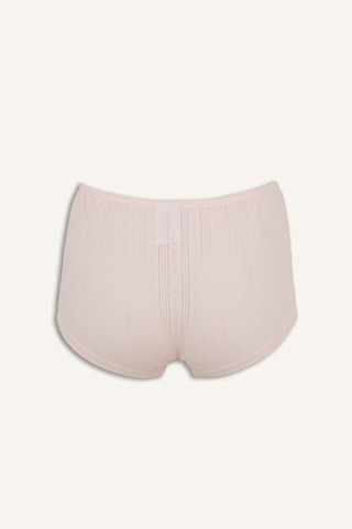 Defacto %100 Pamuk Fitlli Elastik Bel Fiyonk Detaylı Boxer H3650ax26sppn447 Pembe-pn447