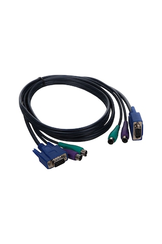 5 metre ps2 kvm switch kablosu vga dişi erkek kvm switch kablosu