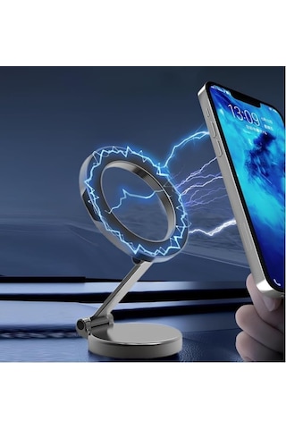 Araç Tutucu Süper Ağır Metal 3m Taban Bantı Kutuda Yedek Taban Bantı 2 Adet Yedek Metal Halka 360 Derece Tam Tur Dönebilir Katlanabilir Masa Gibi Yüzeylere Uygun Telefon Tutucu Stand Sku: Smg86900101