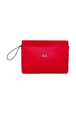 Bilik Deri Kırmızı Rölax Kadın Portföy & Clutch Çanta Mtş 30 001