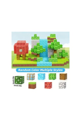 Module World 100 Parça Minecraft Tarzı Zeka Geliştici Eğitici Oyuncak