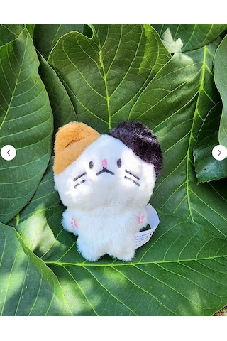 Pepikon Enhypen Skzoo Kpop Peluş Oyuncak Anahtarlık 10 Cm Çanta Süsü Aksesuar Beyaz - Krem