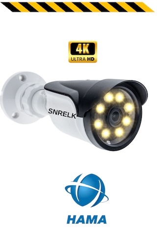 Snrelk Hama 5 Mp Lens Warm Lıght 5536 Güvenlik Kamerası