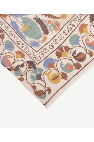 Yargıcı Soyut Desenli Şal 26yksl1100x 320 Çok Renkli