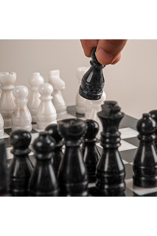 Chess Mermer Satranç Takımı M