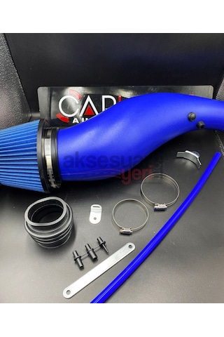 Honda Civic 1992-2000 Simota Big Tube Spor Hava Filtresi Mavi Renk