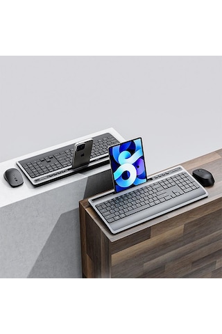 Wireless Keyboard Ve Mouse Combo İçin İş Ofisi, Tablet Yerleşimi & Dirsek Yastığı Kırmızı Optik