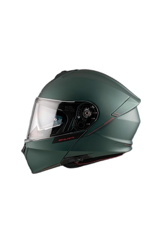 Mt Genesis Sv A2 Çene Açılır Kask Mat Yeşil