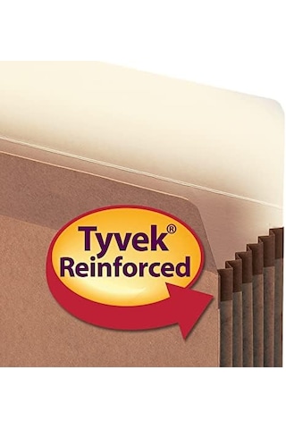 Smead% 100 Geri Dönüştürülmüş Dosya Çanta, Düz Kesimli Tab, 5 1/10,2 Cm Expansion, Legal Boyut, Redrope, Kutu Başına 10 Adet 74206 Diğer