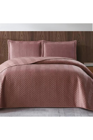 Nubuk Yatak Örtüsü Çift Kişilik Malta Gülkurusu Diğer