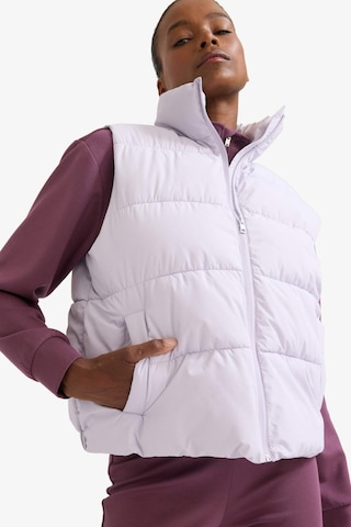 Defacto Defactofit Su İtici Regular Fit Fermuarlı Sporcu Su Geçirmez Şişme Yelek E9209ax25aupr40 Mor