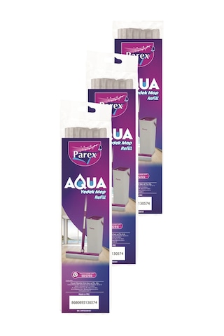 Aqua Yedek Mop Refil Üçlü Paket