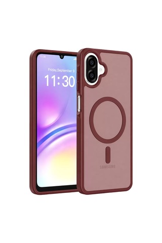 Galaxy Uyumlu A07 4g Jota Magsafe Kapak - Bordo