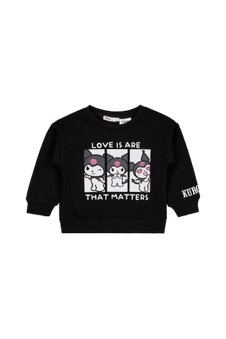 Kuromi 2-5 Yaş Sweatshirt Siyah