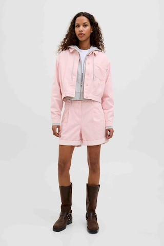 Jjxx Jxmaddy Rlx Ctn Mw Shorts Pembe Kadın Uzun Kollu Gömlek 000000000102237798 Pembe