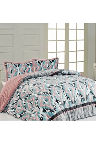 Merinos Comforter Yorgan Seti Mavi