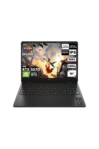 HP Omen 16-AP0032NT CA8E9EAHMF54 R9-8940HX 64 GB 2 TB SSD 8 GB RTX5070 16" W10H Dizüstü Bilgisayar