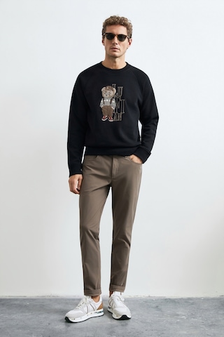 Lufian Storm Erkek Sweatshirt 112030204 Siyah