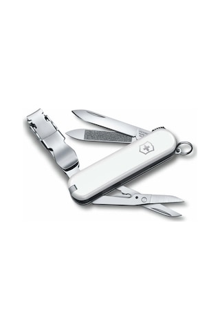 Victorinox 0.6463.7 Beyaz Tırnak Makaslı Kamp Çakı Beyaz