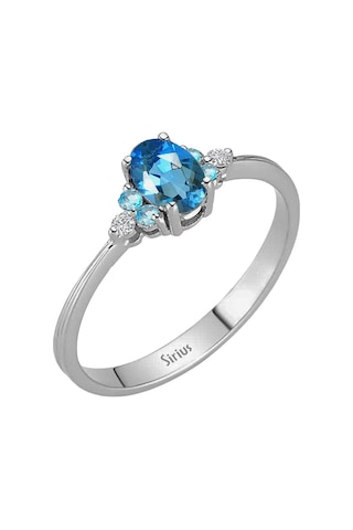 Sirius Pırlanta Ve Topaz Cadenza Yüzük 0817R0272