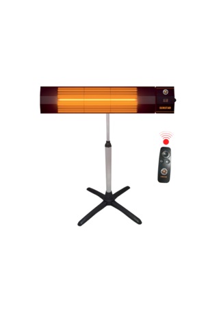 Sunstar Halogen 1800 W Kumandalı İnfrared Elektrikli Isıtıcı Soba