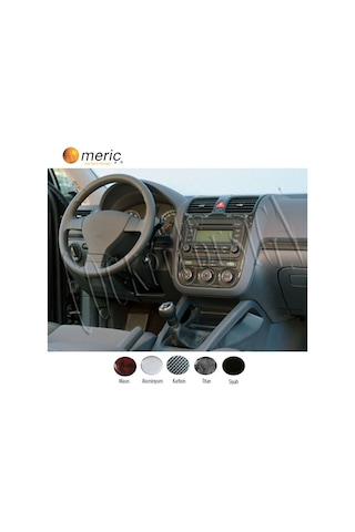 Meriç® Vw Golf 5 Ön Torpido Kaplama Dijital Klima 16 Parça 03-08 (530157929)